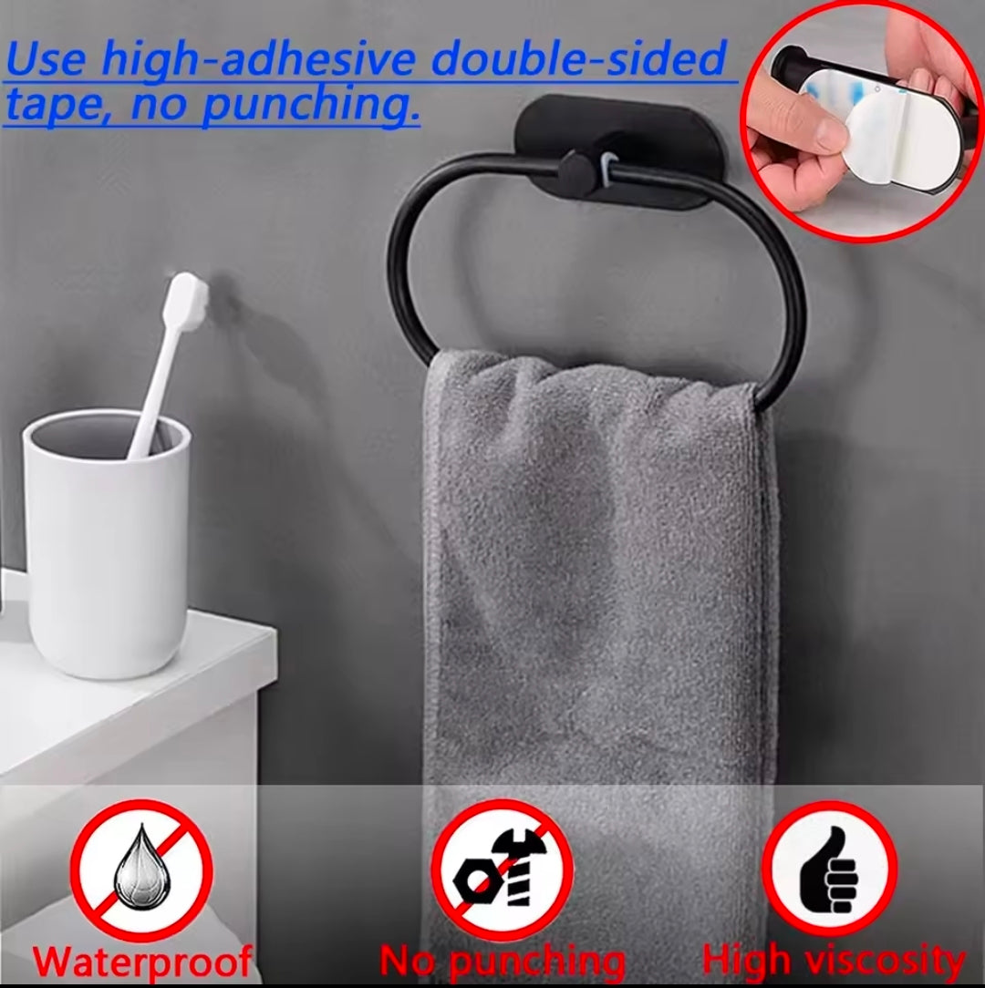Ring towel holder