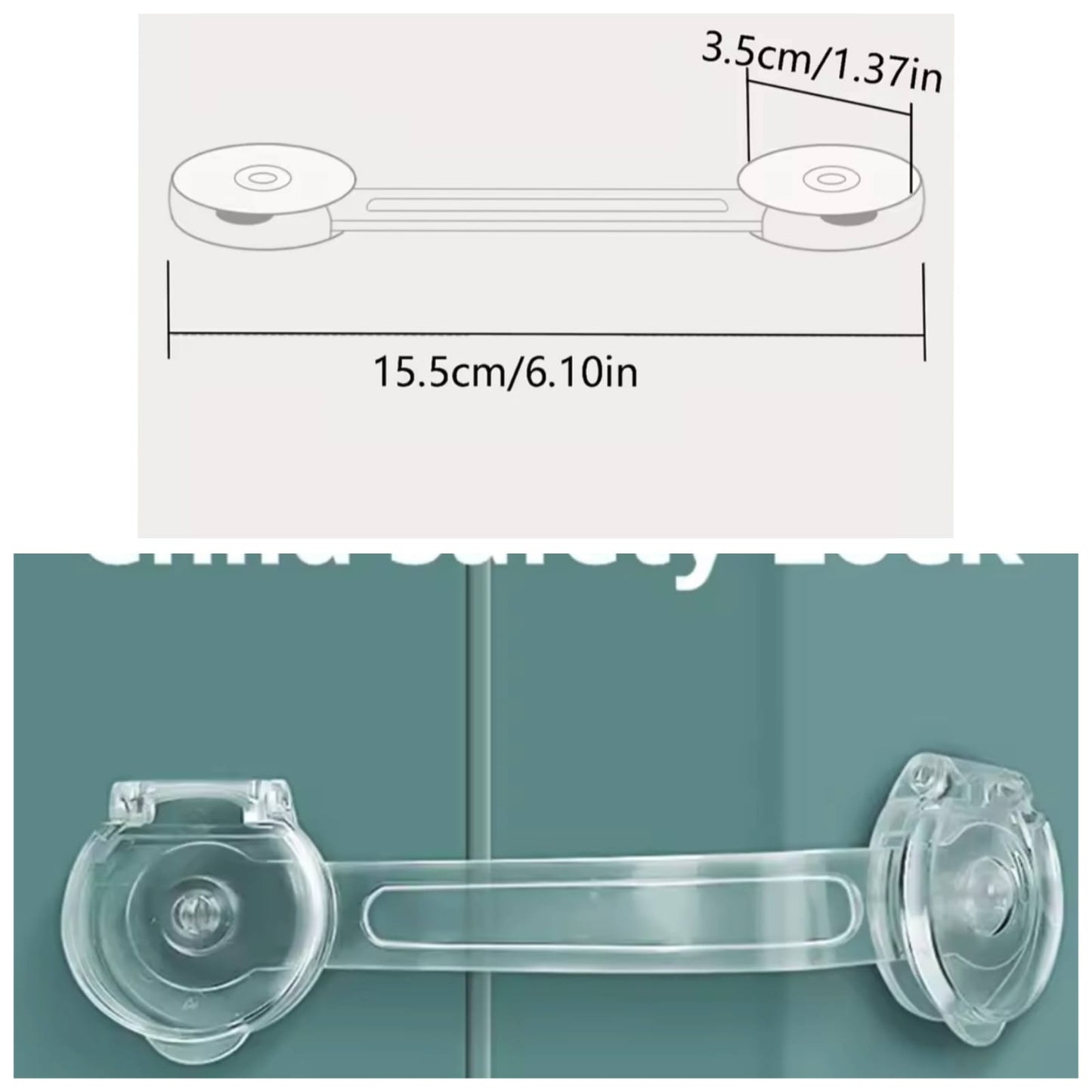 Baby cabinet locks strap drawer lock