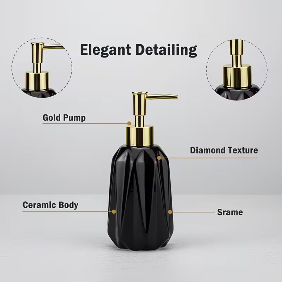 Light Luxury Ceramic Soap Dispenser