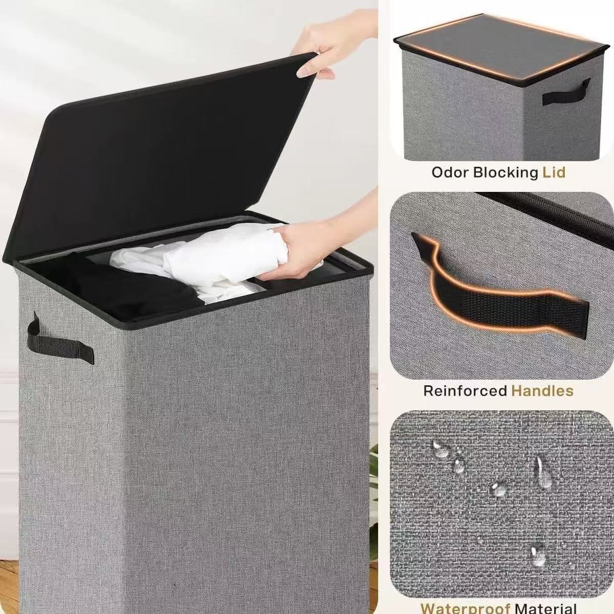 Laundry Hamper with Lid