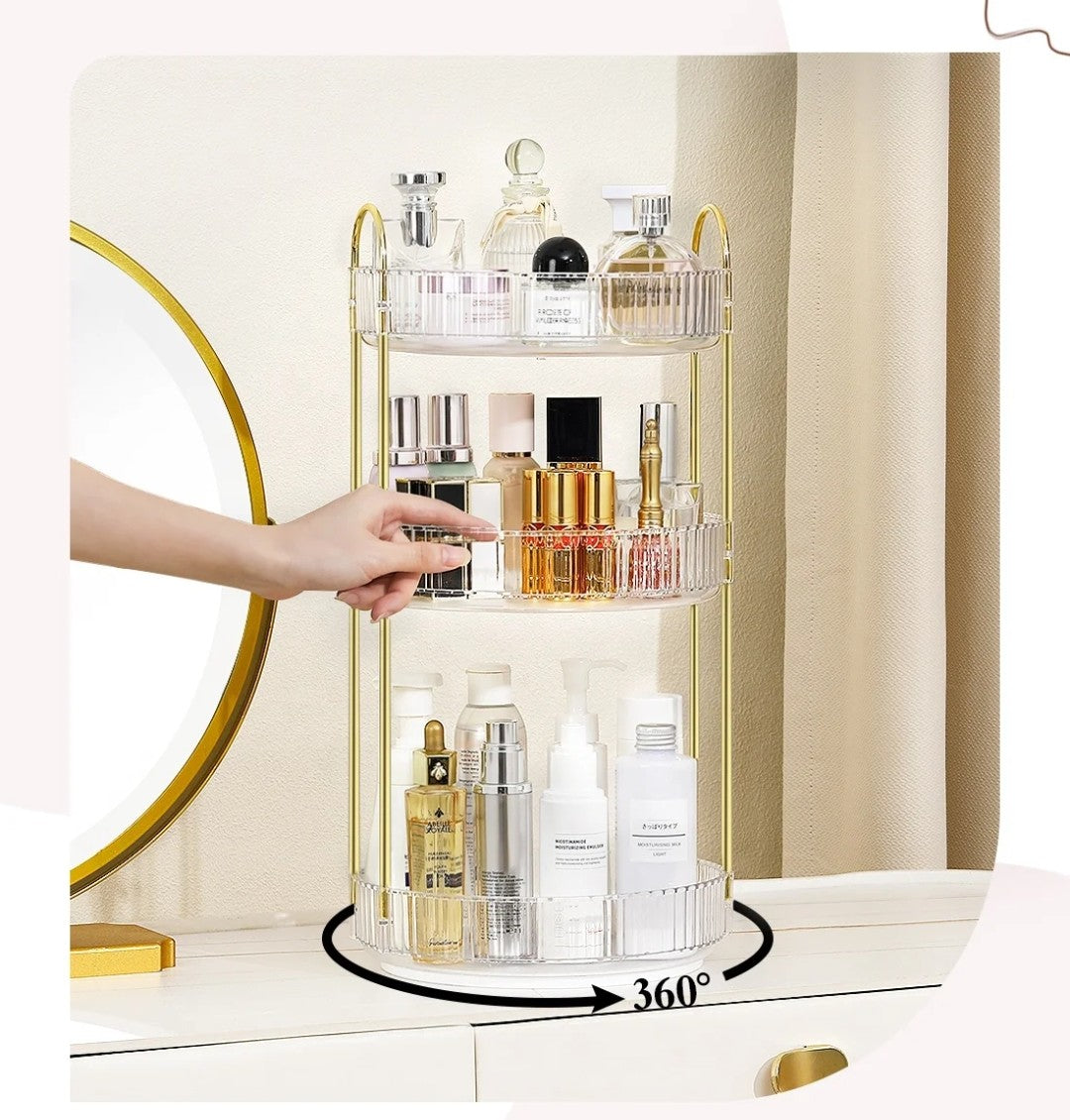 3 tier cosmetic rack