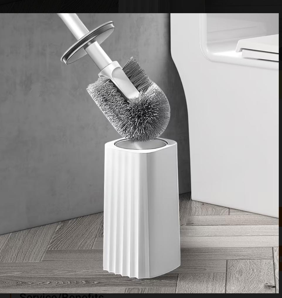 Wall mounted high quality toilet cleaning brush set with holder