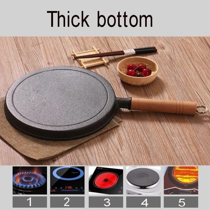 Heavy thick , high quality Die cast (anti scratch) chapati pan