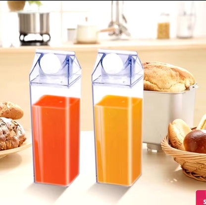 Acrylic milk/juice bottle