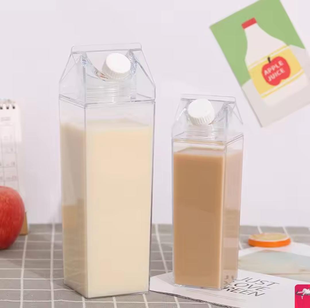 Acrylic milk/juice bottle