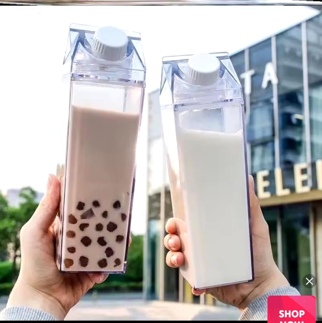 Acrylic milk/juice bottle