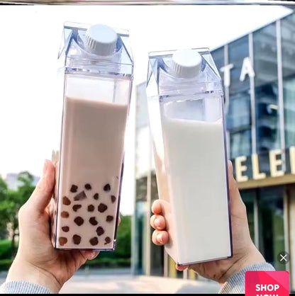 Acrylic milk/juice bottle