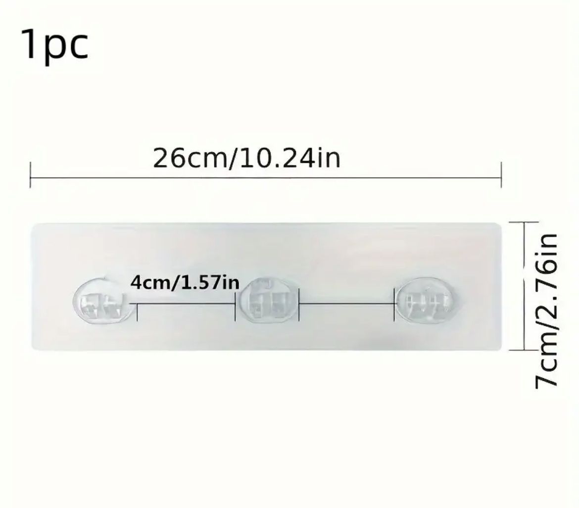 2pcs Tripple Adhesive Shower Caddy Replacement Stickers