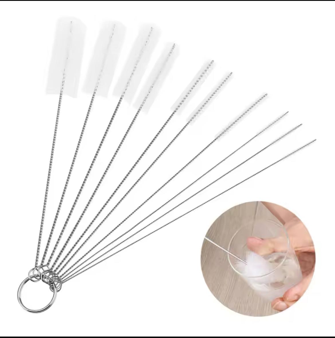 10Pcs Drinking Straw Cleaning Brush Set 