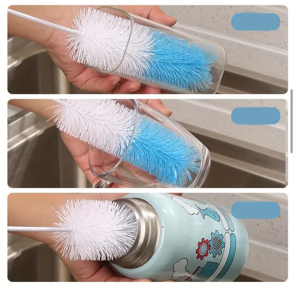 5 Pcs Long Bottle Brush Cleaner 