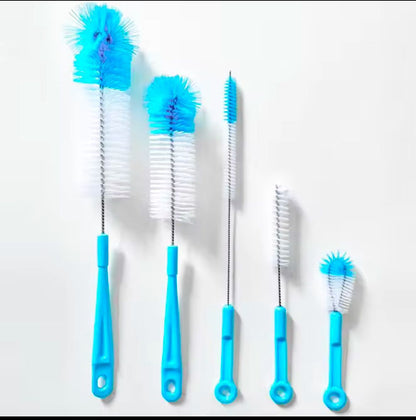 5 Pcs Long Bottle Brush Cleaner 