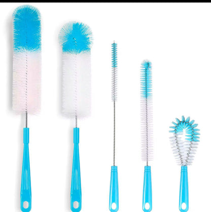 5 Pcs Long Bottle Brush Cleaner 