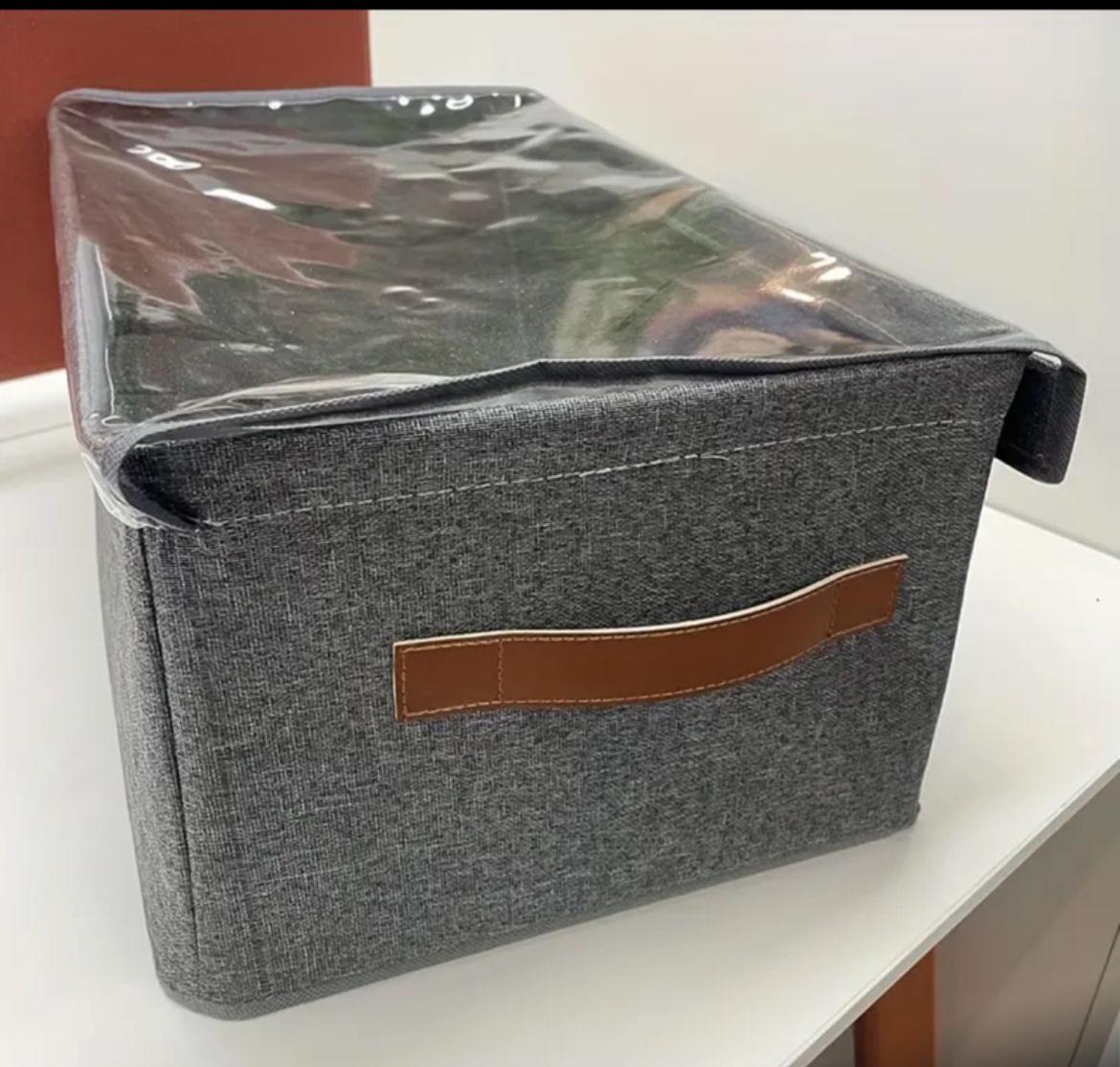 Hard fabric Collapsible Closet Organizer with a Cover