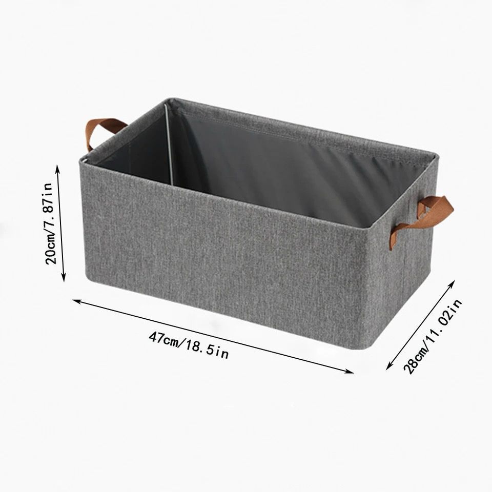 Foldable multipurpose HARD FABRIC clothes/closet organizer