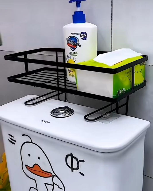 Single layer Over the toilet rack/shelf bathroom