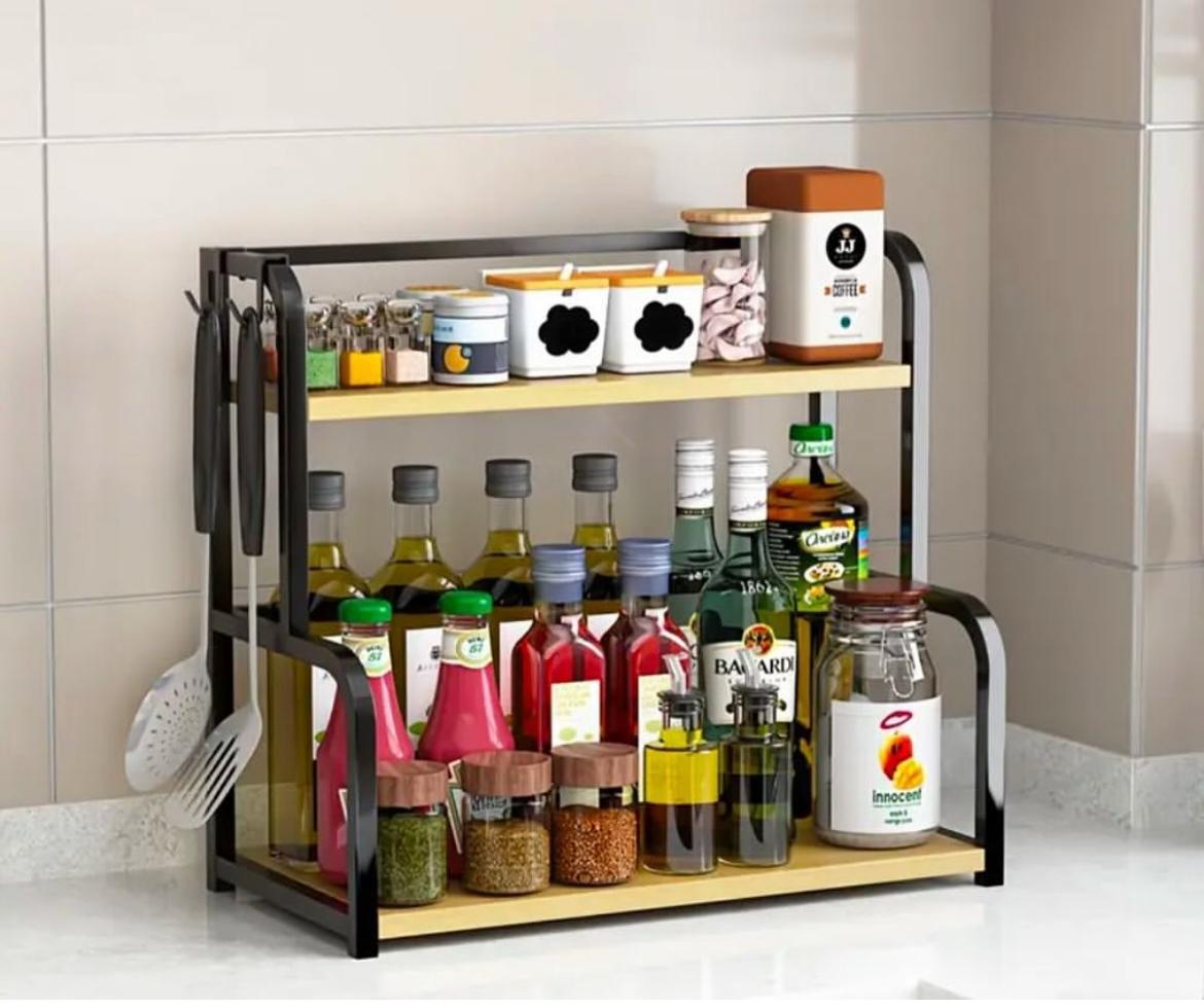 Multipurpose kitchen spice rack