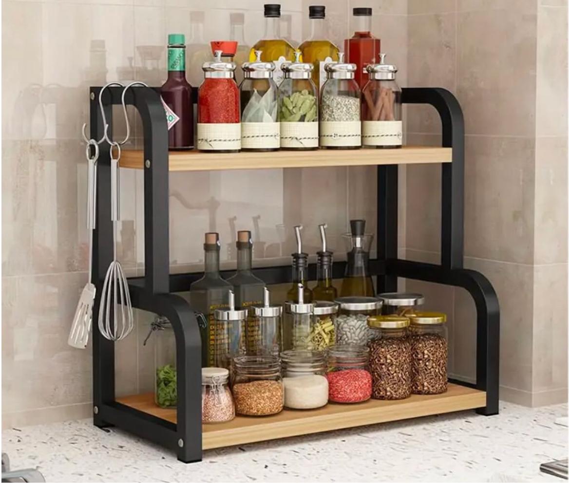 Multipurpose kitchen spice rack