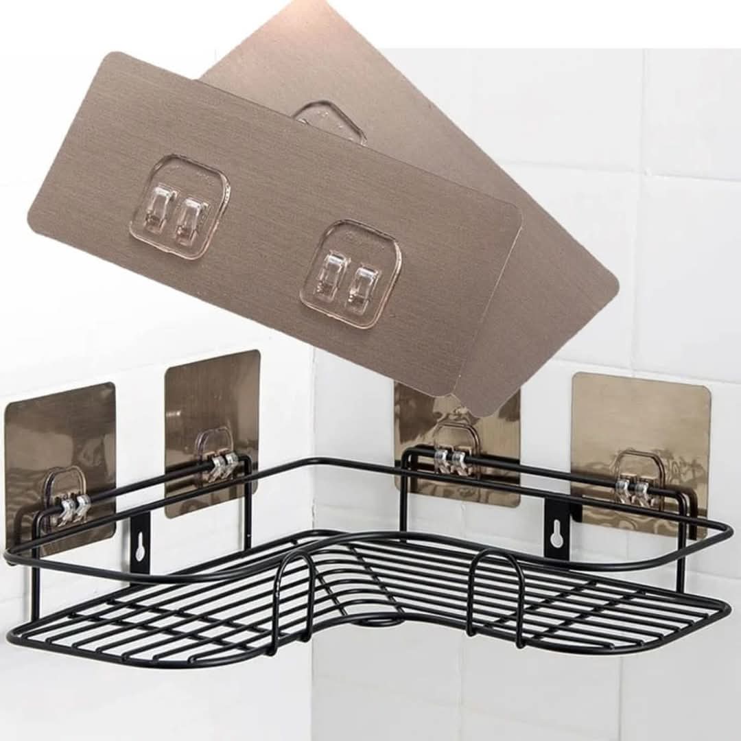 6pcs Strong Adhesive Waterproof Wall Hooks/Shelf Stickers