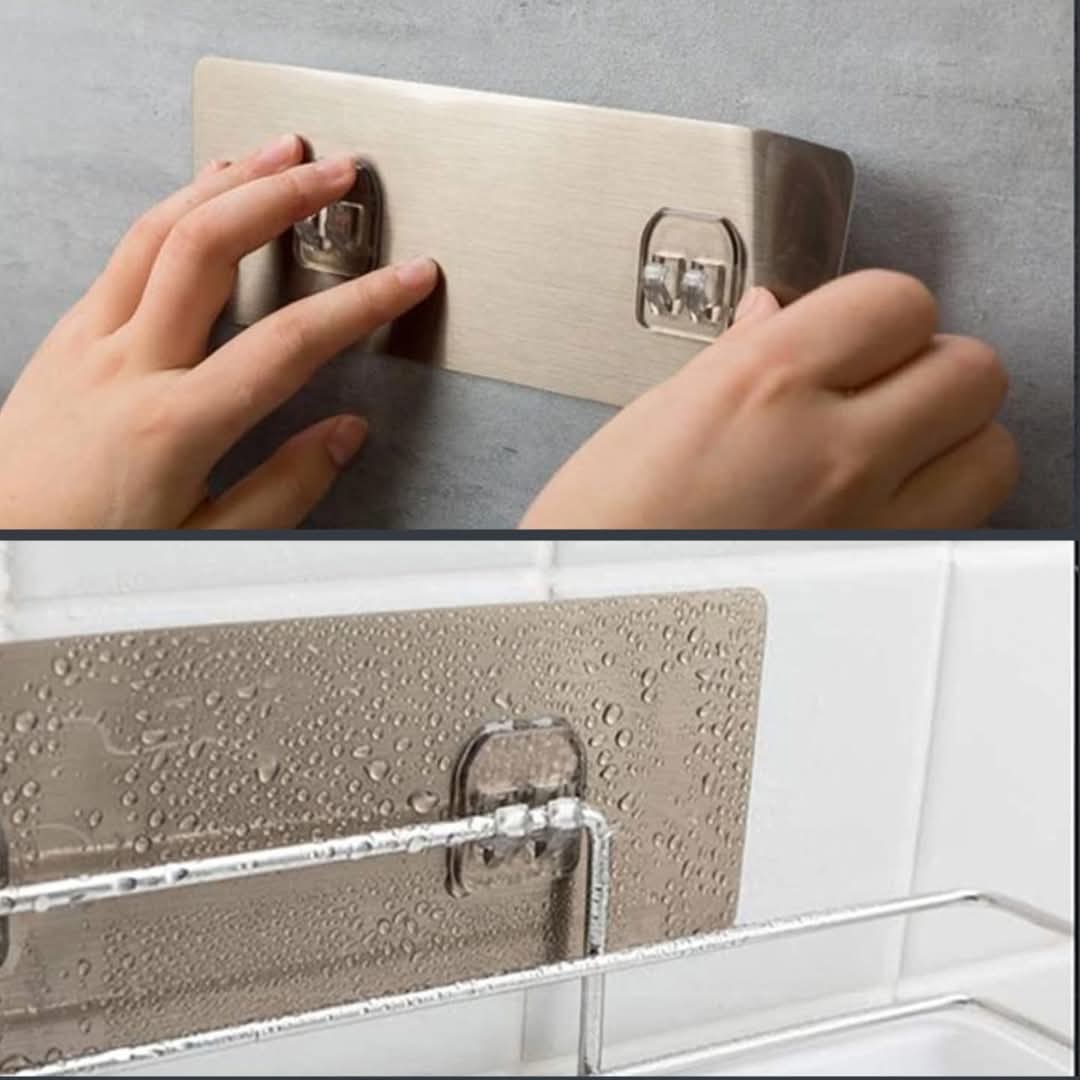 6pcs Strong Adhesive Waterproof Wall Hooks/Shelf Stickers