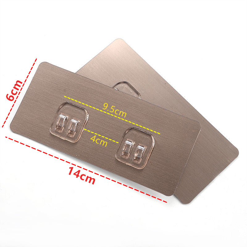 6pcs Strong Adhesive Waterproof Wall Hooks/Shelf Stickers