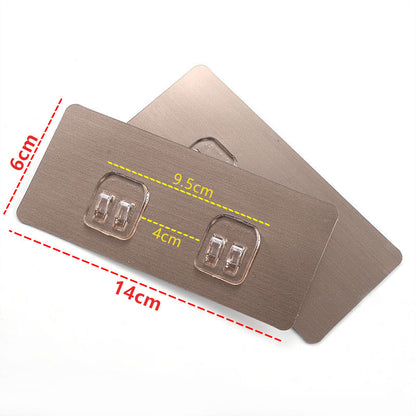 6pcs Strong Adhesive Waterproof Wall Hooks/Shelf Stickers