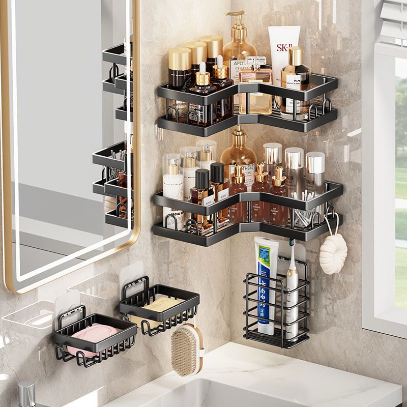 5pcs Corner Shower caddy shelf/Bathroom organizer