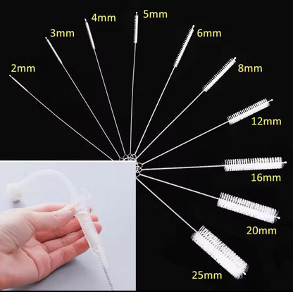 10Pcs Drinking Straw Cleaning Brush Set 