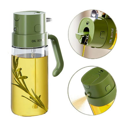 2 in 1 multifunctional oil spray  dispenser(sprayer &pourer)