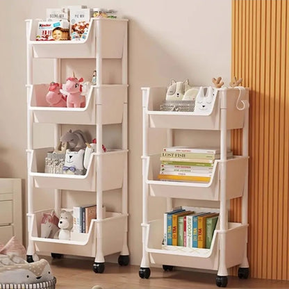 4 Trolley bookshelf/kitchen storage rack