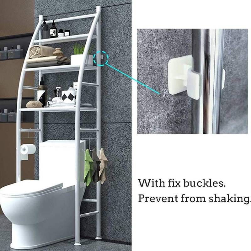 Curved Sailboat metallic Toilet rack