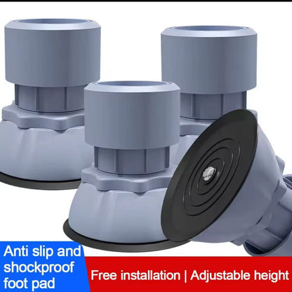 4pcs Adjustable Washer & Fridge Foot Pads