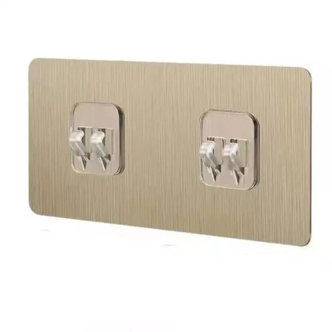 6pcs Strong Adhesive Waterproof Wall Hooks/Shelf Stickers