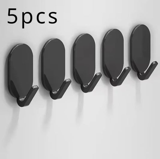 5 Piece Strong Self-Adhesive Wall Hooks