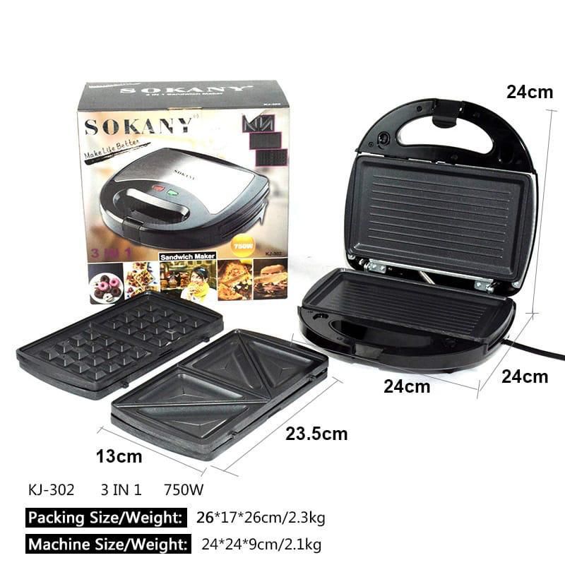 3 in 1 Sandwich Maker 