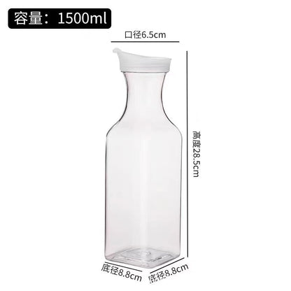 Clear acrylic pitcher bottle