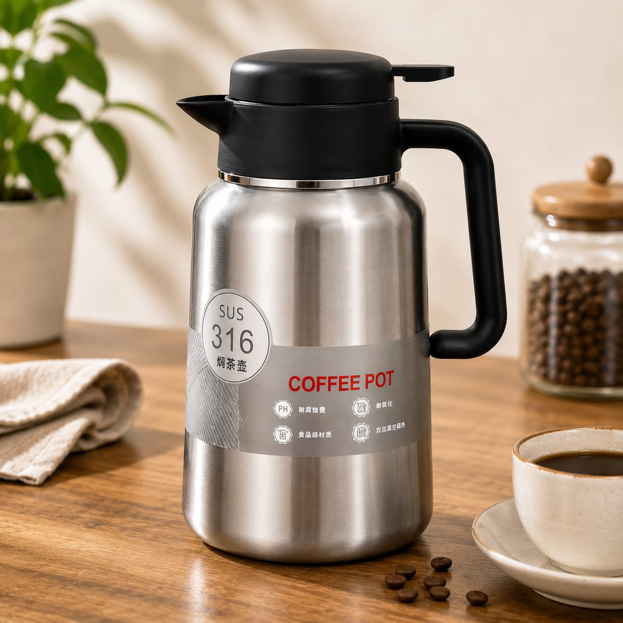 316(sus) Stainless Steel Thermal Pot