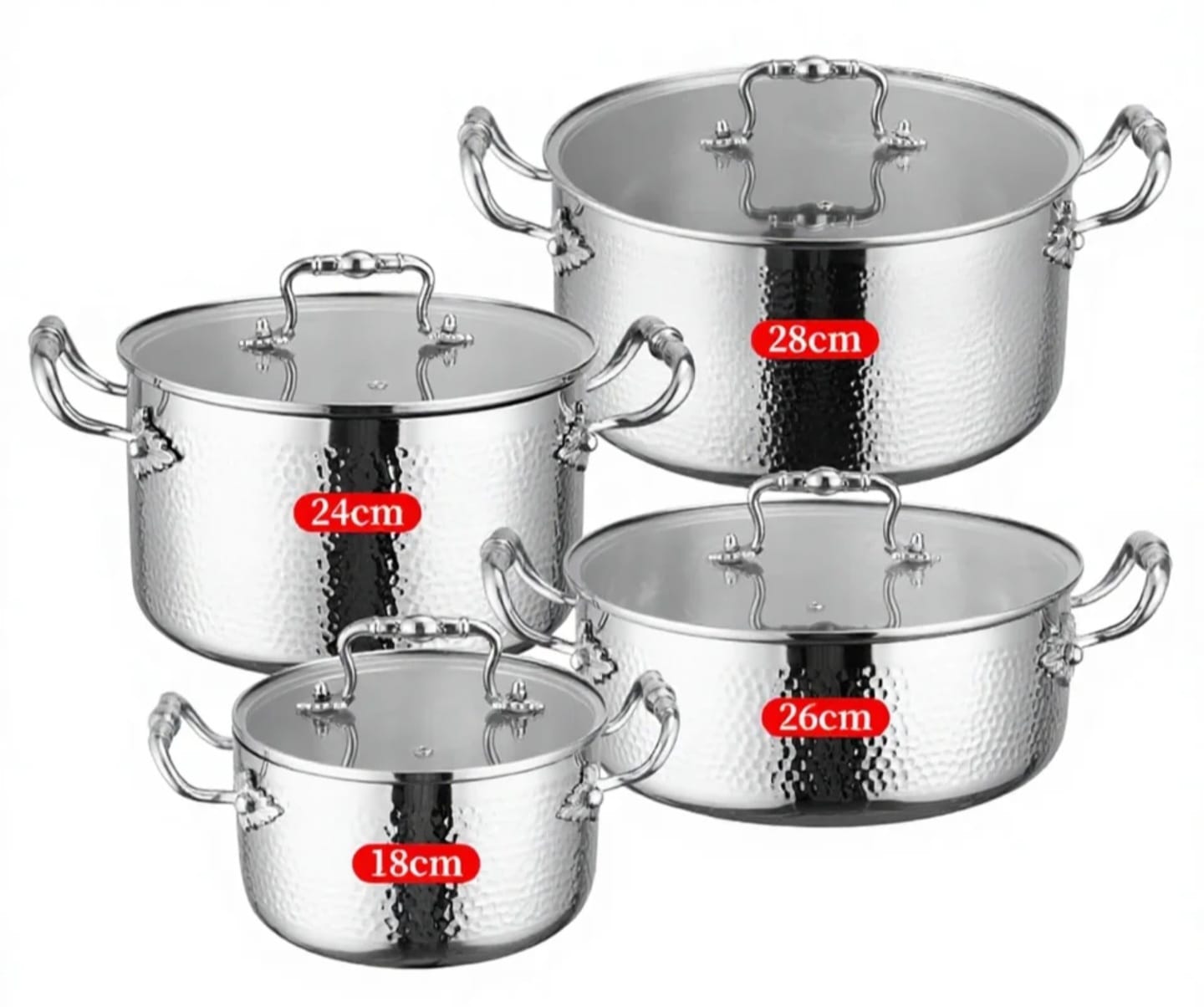 SUS 304 Tripply Stainless Cookware set