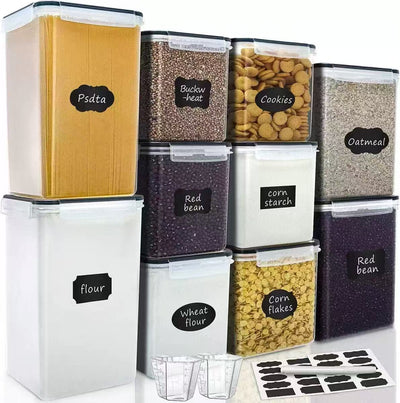 10pcs Food /Cereal Storage Containers