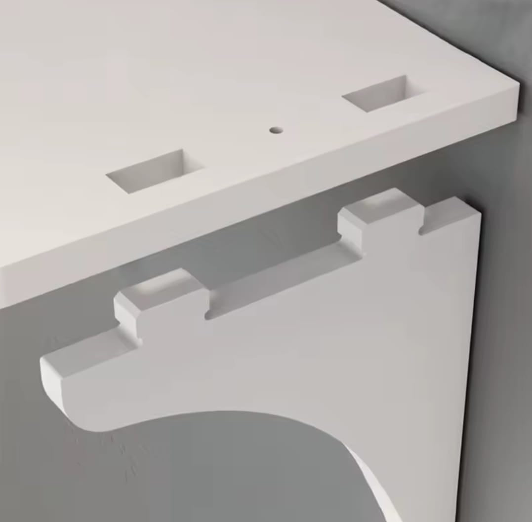Wall mount floating shelf storage for home, office