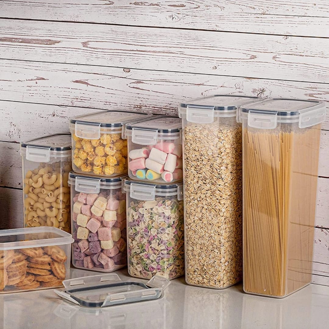 8pc food/cereal pantry storage containers