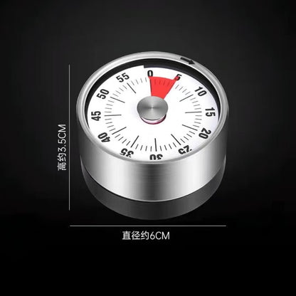 Kitchen timer with a magnetic back