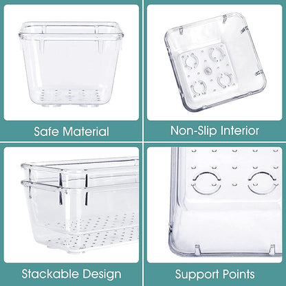25pcs acrylic drawer organizers
