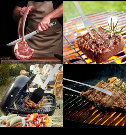 BBQ Grill Utensils Tool set. 