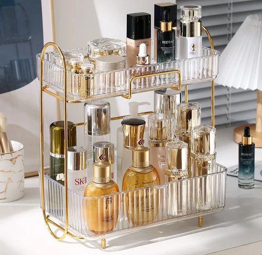 Acrylic Double layer perfume organizer