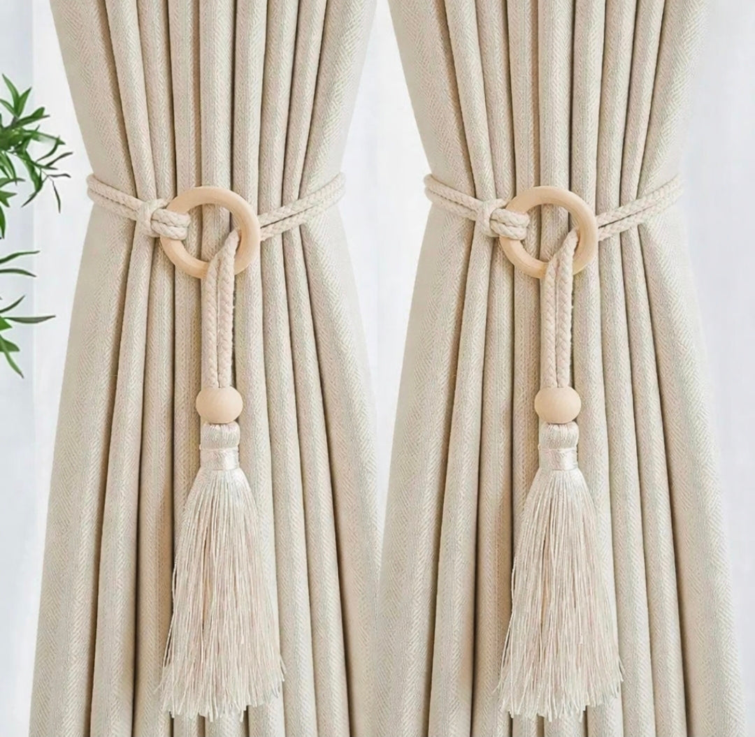2pcs curtain tassel holdbacks