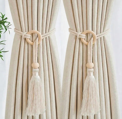 2pcs curtain tassel holdbacks
