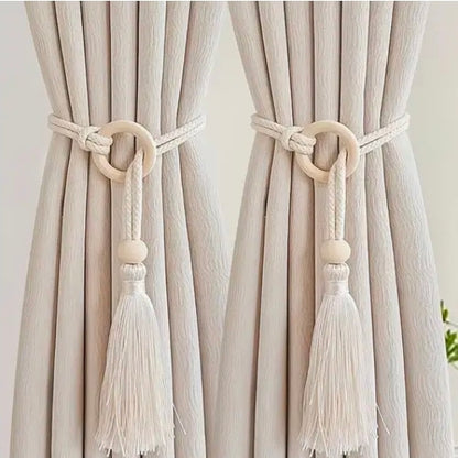 2pcs curtain tassel holdbacks