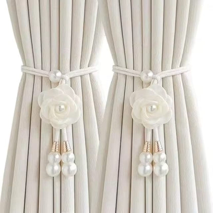 Creative camelia flower decorative curtain tieback