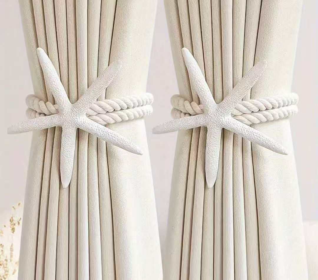Starfish Cotton Rope  Curtain  Holder.
