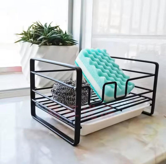 Metallic sink caddy
